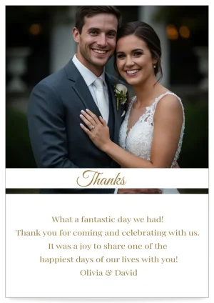 Digital thank you Card theme Cream image